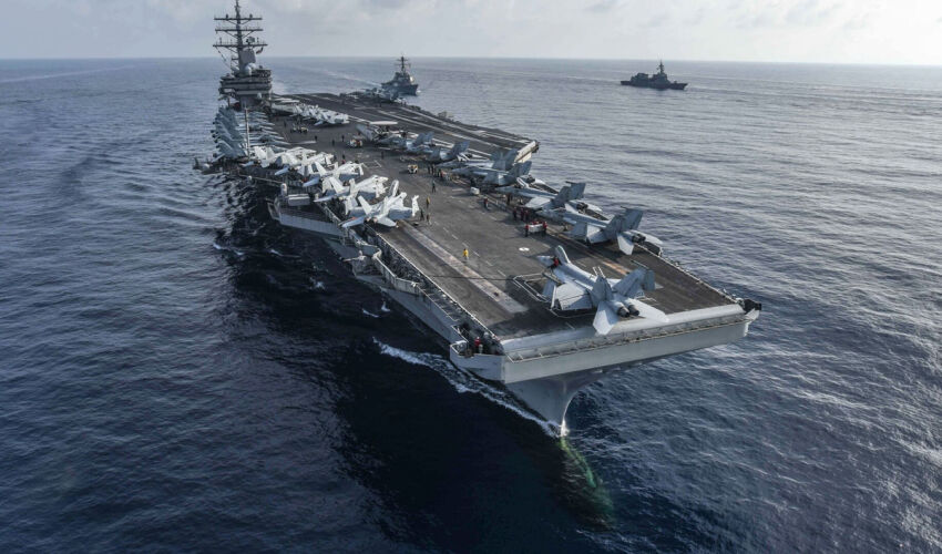 War with Iran and war with Anthropic carrier group