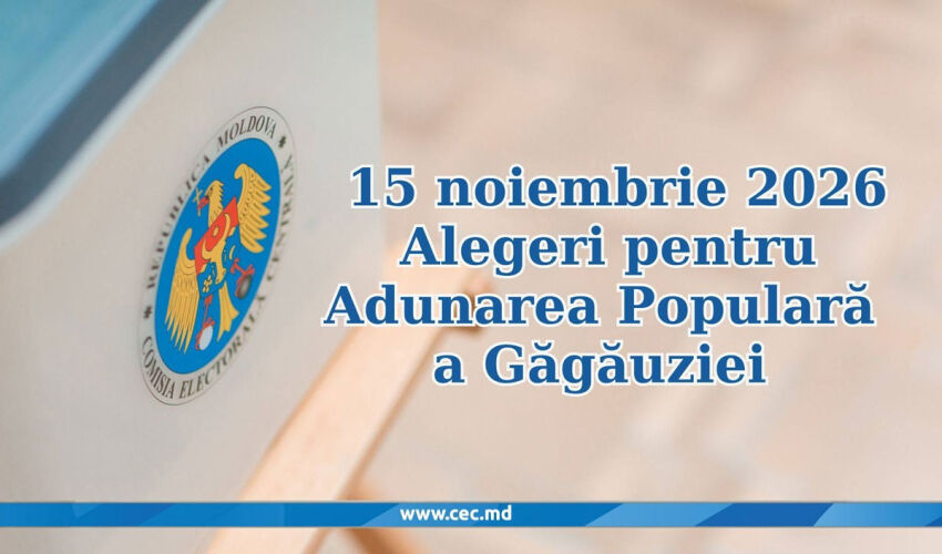 Moldova’s Central Election Commission announced the start of the election period in Gagauzia Elections in Gagauzia