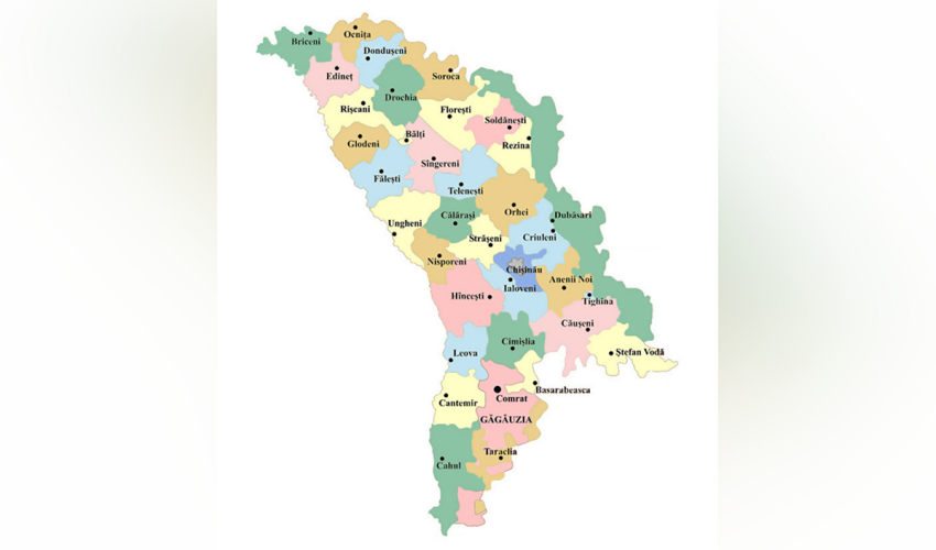A new map of Moldova will be released this fall new map