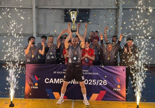 CNSM-USM a devenit campioana Moldovei la volei masculin