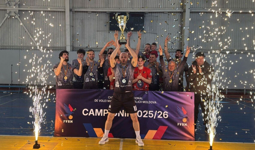 CNSM-USM a devenit campioana Moldovei la volei masculin volei