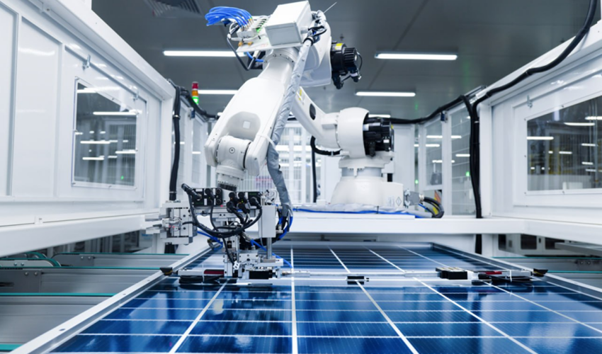 China has set a new record in solar energy robot