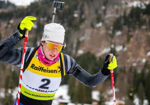Биатлонистка Алина Стремоус взяла серебро в начале олимпийского сезона
