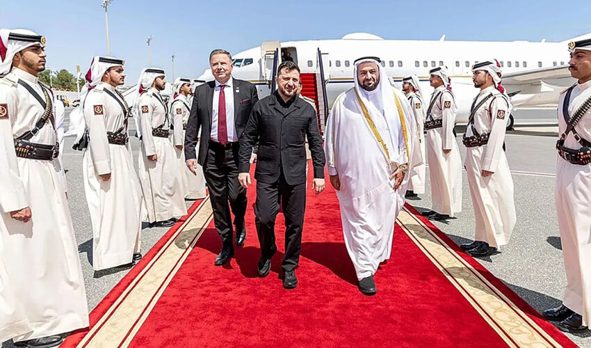 Vladimir Zelensky's visit to Qatar