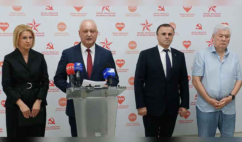 PCRM, PSRM, Inima Moldovei and Viitorul Moldovei go to the polls as a single bloc PCRM, PSRM, Inima Moldovei and Viitorul Moldovei go to the polls as a single bloc