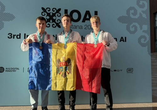 Elevii din Durlești au obținut trei medalii la Olimpiada de Inteligență Artificială Elevii din Durlești au obținut trei medalii la Olimpiada de Inteligență Artificială