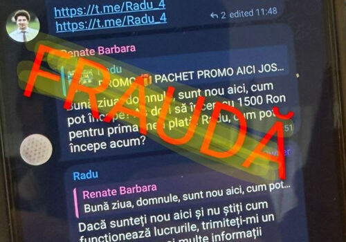 Radu Marian has been targeted by internet scammers for two days in a row