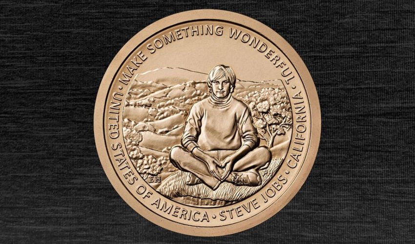 The U.S. has released a commemorative coin featuring Steve Jobs Steve Jobs coin