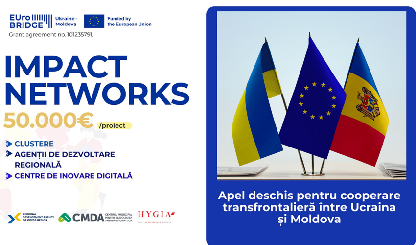 Subvenții de până la 50 000 de euro pentru consolidarea cooperării dintre Moldova și Ucraina subvenții