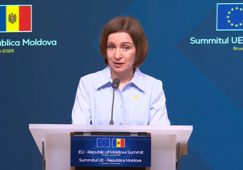 Maia Sandu: Uniunea Europeană ar fi mai puternică cu Moldova, Ucraina și Regatul Unit
