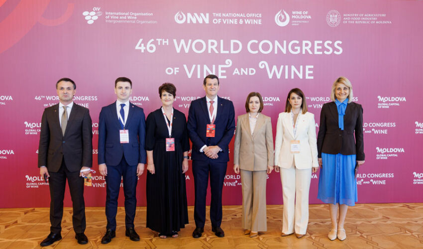 The 46th Congress of the International Grape and Wine Organization opened in Chisinau The 46th Congress of the International Grape and Wine Organization opened in Chisinau