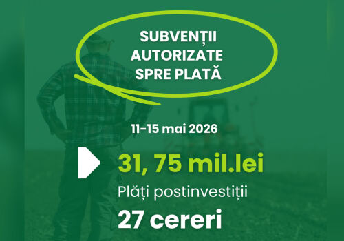 Noua tranșă de subvenții agricole: suma nu este mare, dar există multe domenii de sprijin
