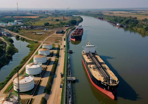 În 2025, navele au intrat mai rar în portul Giurgiulești