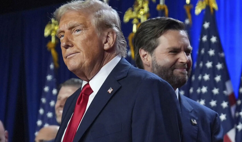 Donald Trump and J.D. Vance