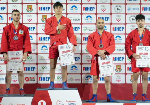 Moldovan winners of the European Sambo Cup in Croatia