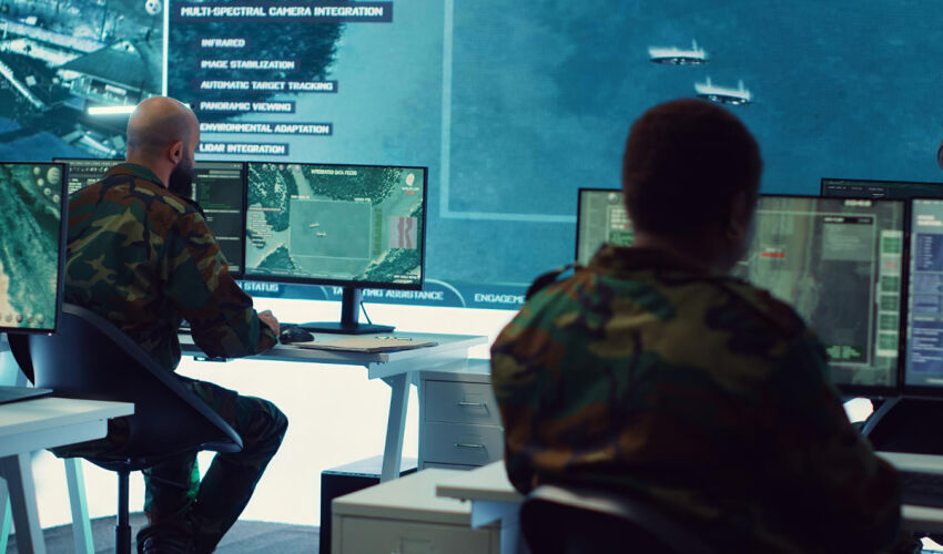 военные используют высокие технологии