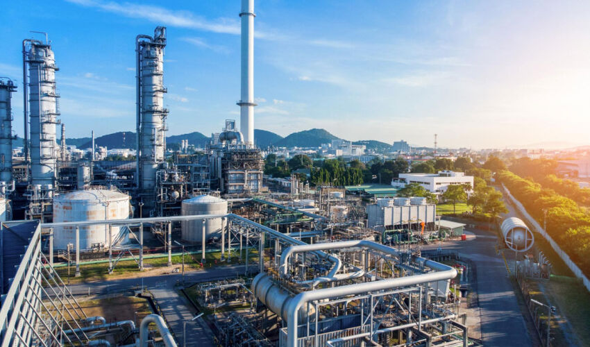 petrochemical plant