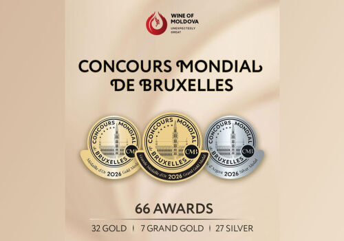 Moldova a câștigat 66 de medalii la Concours Mondial de Bruxelles Moldova a câștigat 66 de medalii la Concours Mondial de Bruxelles