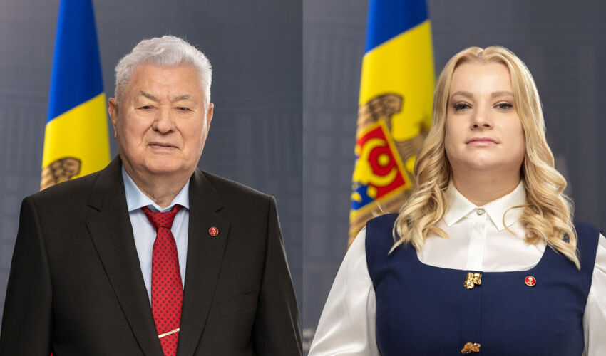 Vladimir Voronin and Diana Karaman