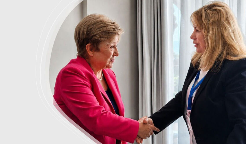 Central banks are coordinating their policies with the IMF Kristalina Georgieva and Anca Dragu