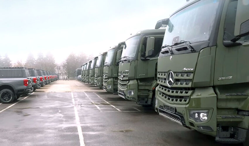 The National Army has been reinforced with means of transportation The National Army has been reinforced with means of transportation