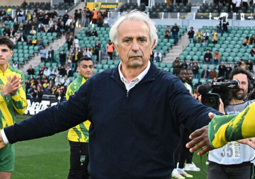 Nantes fans disrupted a French championship match