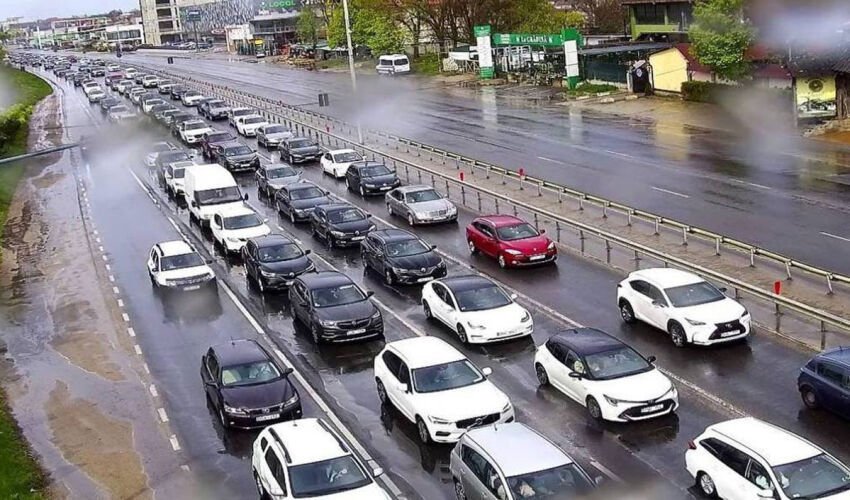 blocaj major în trafic