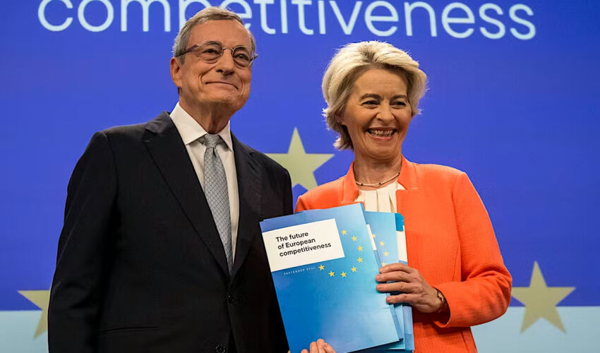 Марио Драги и Урсула фон дер Ляйен