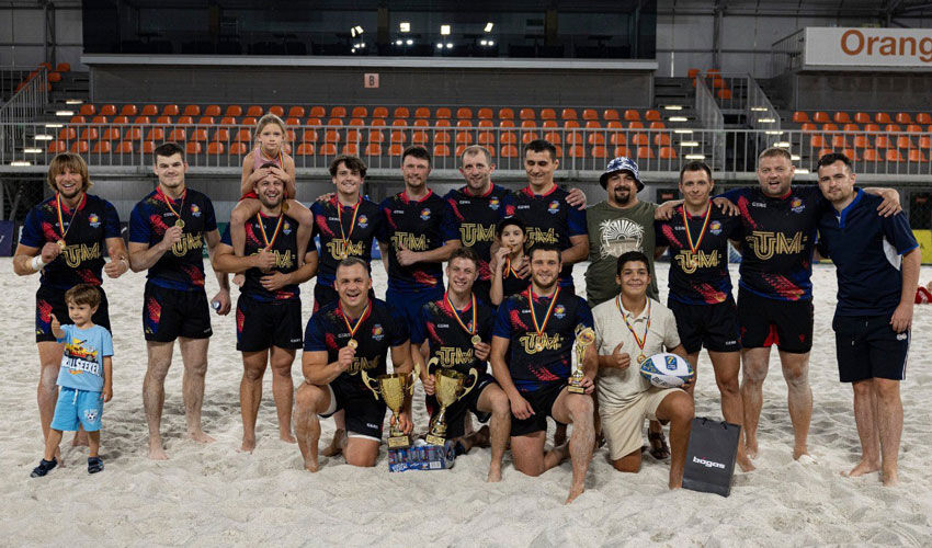 UTM team – Moldovan beach rugby champion UTM team – Moldovan beach rugby champion