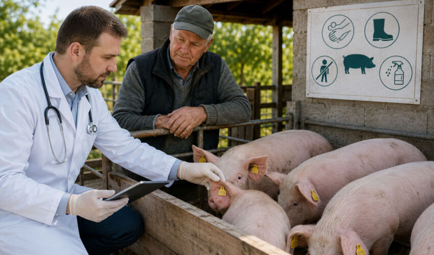 New cases of swine fever in Moldova, a new risk management approach pig farming
