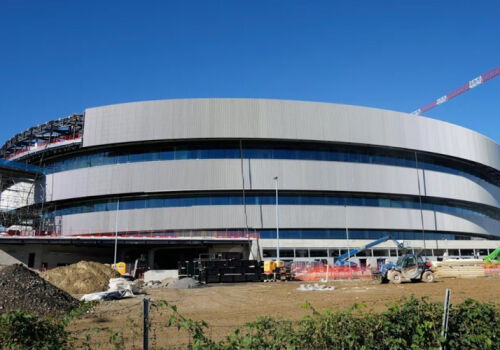 Hockey arena in Milan risks not being completed in time for the Olympics Hockey arena in Milan risks not being completed in time for the Olympics