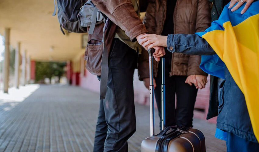 În timpul războiului, 11 milioane de oameni au părăsit Ucraina