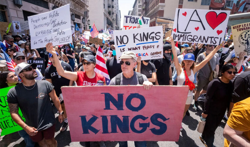 Tragedy is reborn as hope "No to Kings" protests