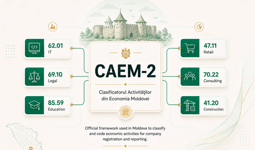 Business activities will be classified according to European standards caem