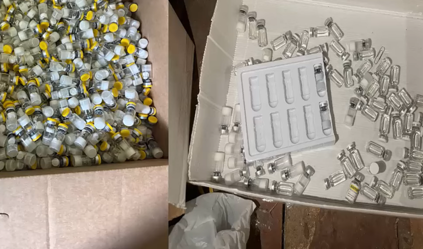 Moldovan police have uncovered an underground laboratory producing psychotropic and anabolic drugs underground laboratory