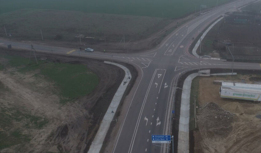 Ukrainian road builders deliver bypass road to Vulcanesti ahead of schedule