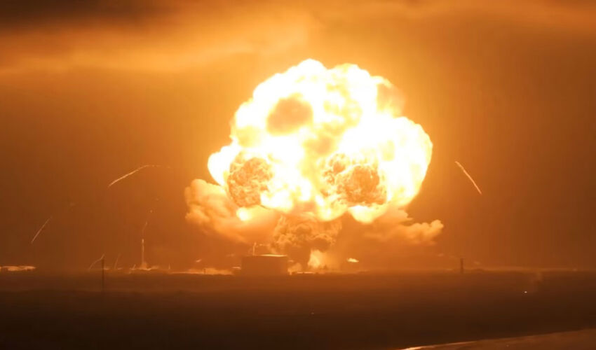 Blue Origin Explode