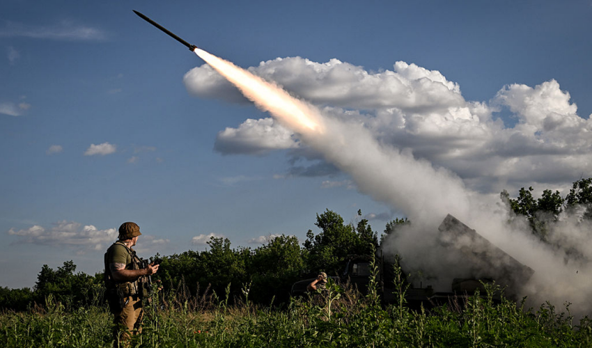 Military aid to Ukraine reached a peak in June following the U.S. withdrawal military aid