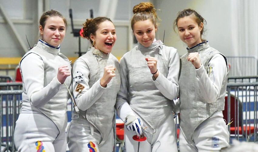 A pleasant surprise for the fencers A pleasant surprise for the fencers