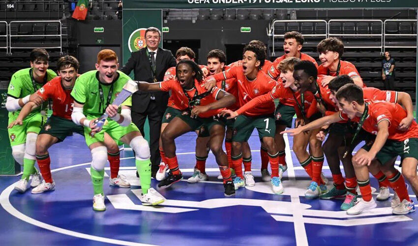 Portugal’s boys won the European Championship in Chisinau