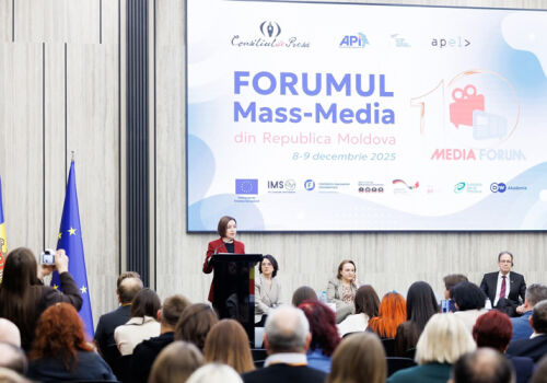 Майя Санду призвала к повышению качества журналистики