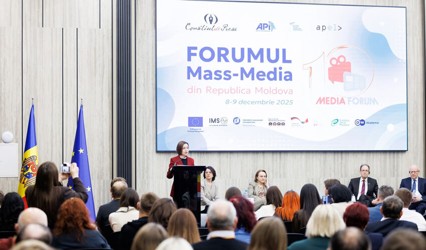 Maia Sandu a pledat pentru îmbunătățirea calității jurnalismului