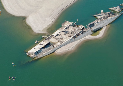 Navele scufundate în timpul celui de-al Doilea Război Mondial continuă să împiedice navigația pe Dunăre