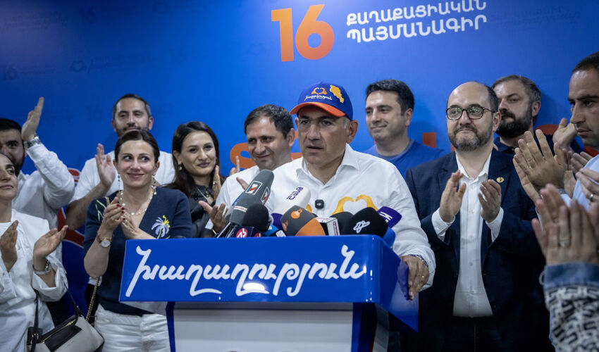 Никол Пашинян объявил о победе