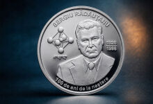 The National Bank of Moldova has issued a commemorative coin titled “Sergiu Rădeuțanu—100th Anniversary of His Birth”