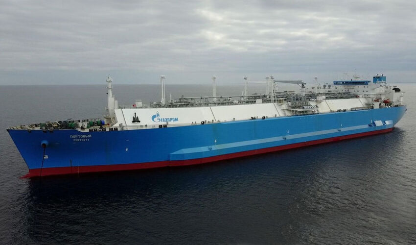 A shipyard in Denmark is rushing to service the Russian LNG fleet before EU sanctions take effect gas tanker