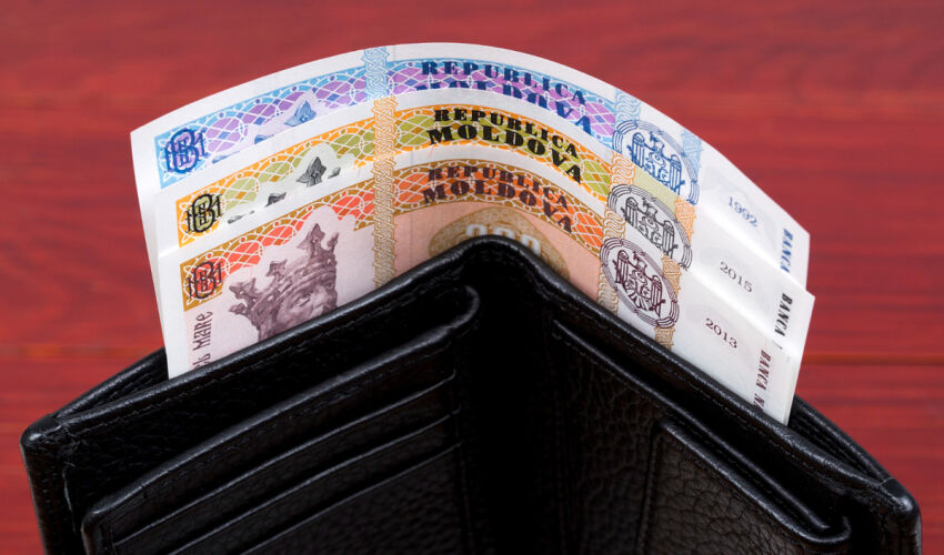 Moldovan lei in your wallet