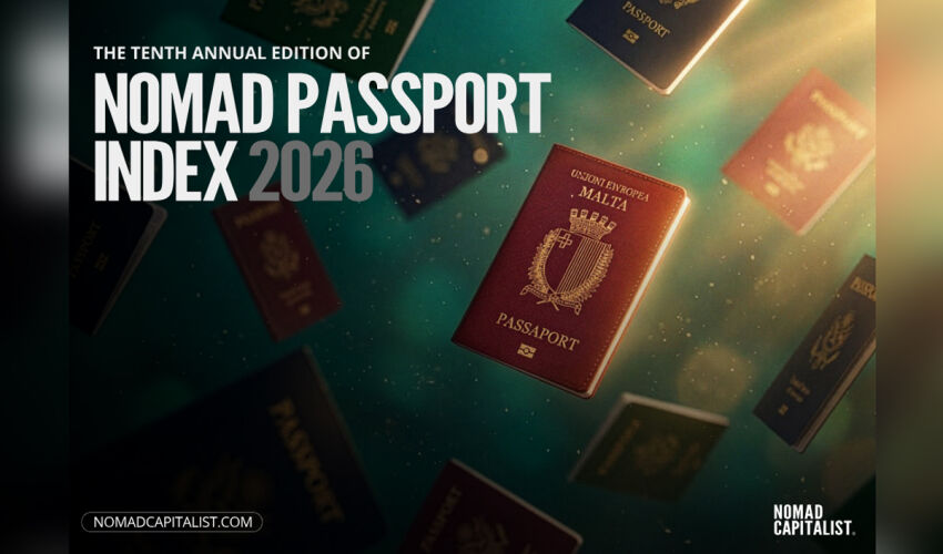 Indexul pașapoartelor nomade 2026