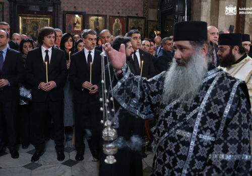 Ziua Independenței Georgiei vа fi dedicatх aniversării a 1700 de ani de la proclamarea creștinismului ca religie de stat Ziua Independenței Georgiei vа fi dedicatх aniversării a 1700 de ani de la proclamarea creștinismului ca religie de stat
