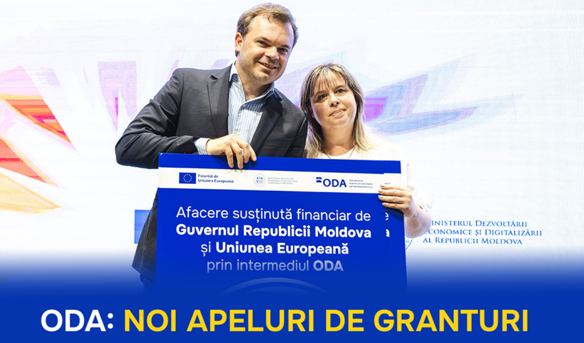 ODA lansează o nouă sesiune de acordare a subvențiilor pentru dezvoltarea antreprenoriatului ODA